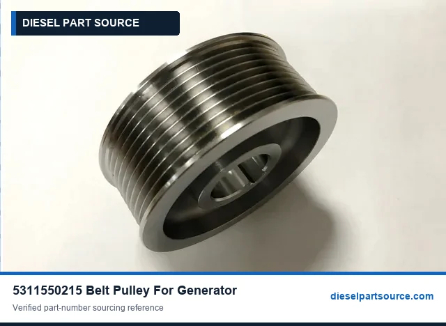 MTU 2000 PARTS | 5311550215 | BELT PULLEY FOR GENERATOR