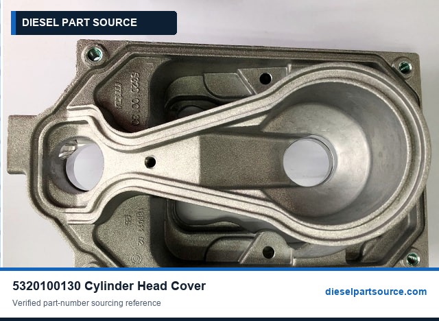 MTU 2000 Parts | 5320100130 | CYLINDER HEAD COVER LOWER PART