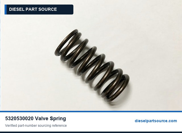 MTU 2000 Parts | 5320530020 | VALVE SPRING