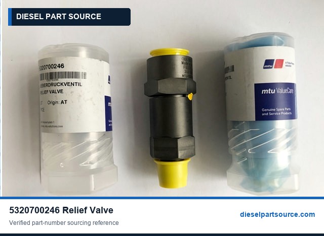MTU 2000 Parts | 5320700246 | RELIEF VALVE