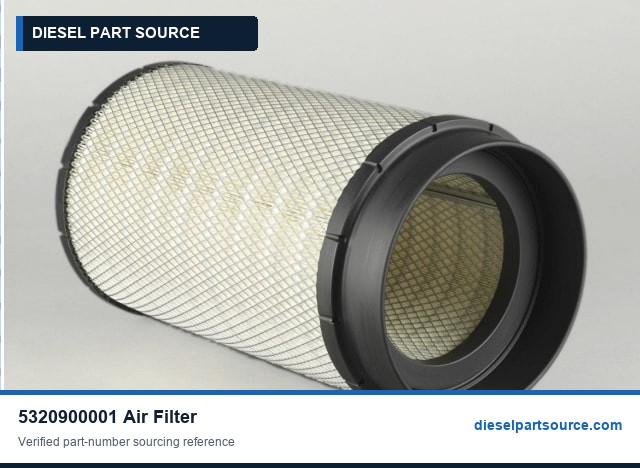 MTU 2000 Parts | 5320900001 | AIR FILTER