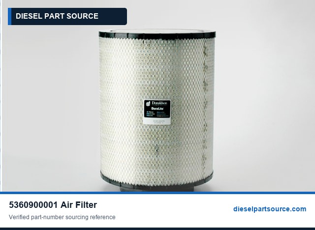 MTU 2000 Parts | 5360900001 | AIR FILTER