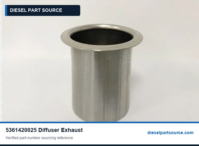 MTU 2000 PARTS | 5361420025 | DIFFUSER EXHAUST