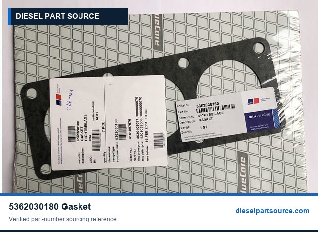 MTU 2000 Parts | 5362030180 | GASKET
