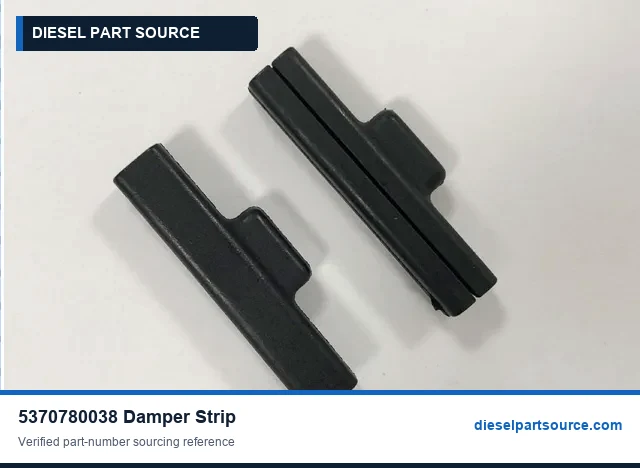 MTU 396 PARTS | 5370780038 | DAMPER STRIP
