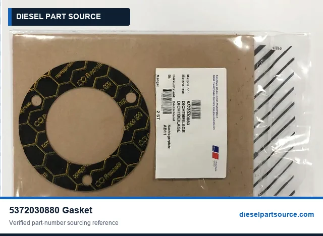 MTU 396 PARTS | 5372030880 | GASKET