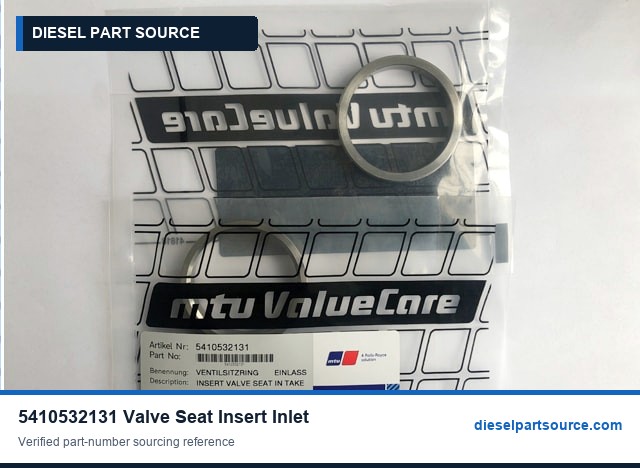 MTU 2000 Parts | 5410532131 | VALVE SEAT INSERT INLET
