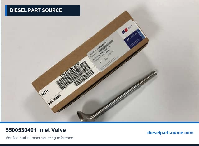 MTU 396 Parts | 5500530401 | INLET VALVE