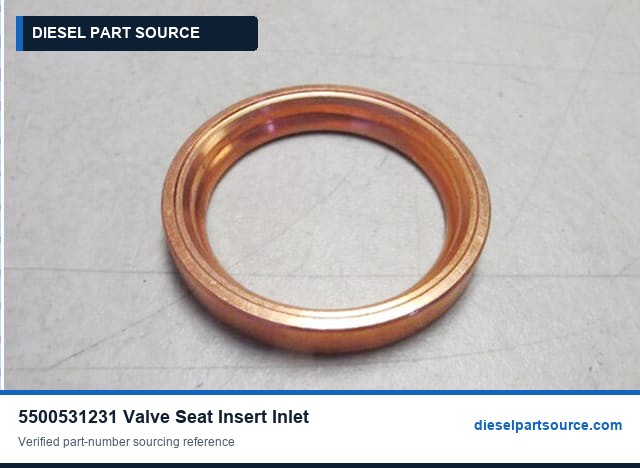 MTU 396 Parts | 5500531231 | VALVE SEAT INSERT INLET