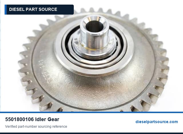 MTU 396 Parts | 5501800106 | IDLER GEAR