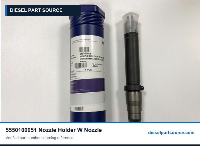 MTU 396 Parts | 5550100051 | NOZZLE HOLDER W/NOZZLE