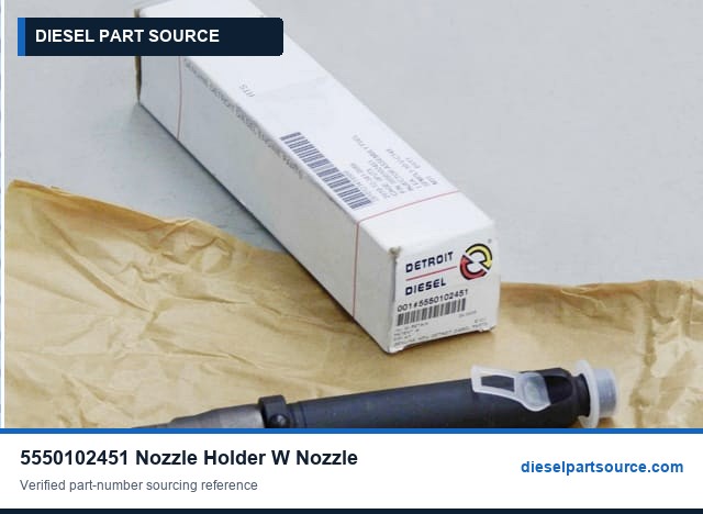 MTU 396 Parts | 5550102451 | NOZZLE HOLDER W/NOZZLE