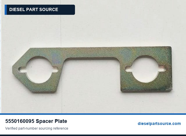 MTU 396 Parts | 5550160095 | SPACER PLATE