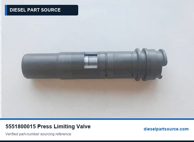 MTU 396 Parts | 5551800015 | PRESS LIMITING VALVE
