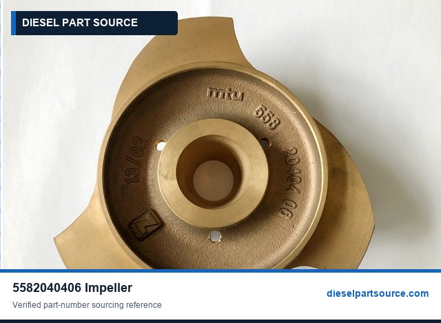 MTU 396 Parts | 5582040406 | IMPELLER