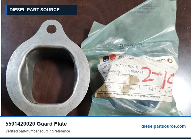 MTU 396 Parts | 5591420020 | GUARD PLATE