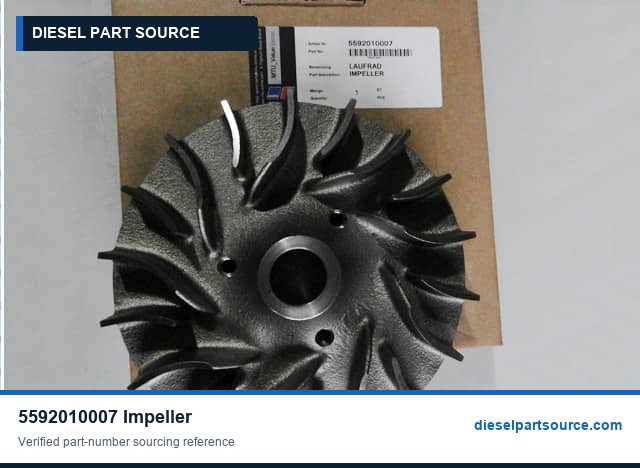 MTU 396 Parts | 5592010007 | IMPELLER