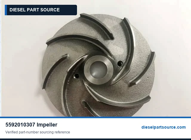 MTU 396 ENGINE PARTS | 5592010307 | IMPELLER