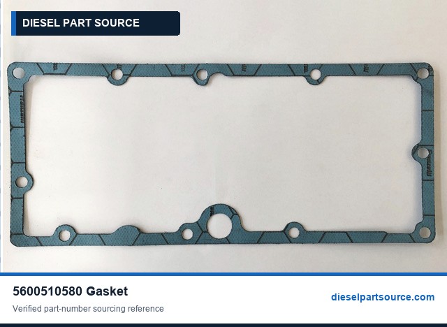 MTU ENGINE 538 Parts | 5600510580 | GASKET