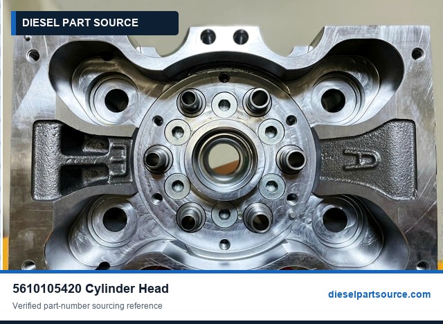 MTU 538 Parts | 5610105420 | CYLINDER HEAD