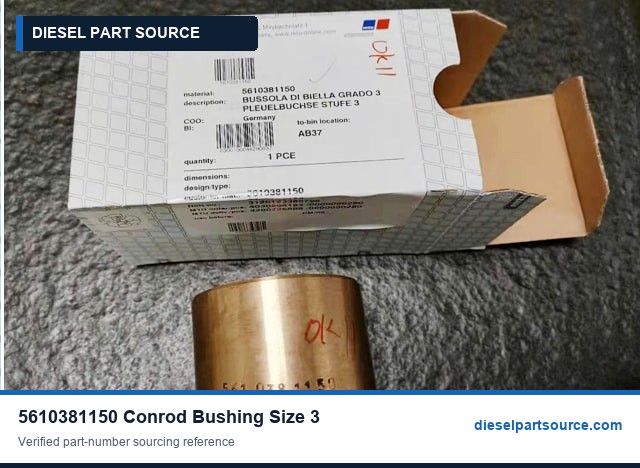 MTU 538 Parts | 5610381150 | CONROD BUSHING SIZE 3