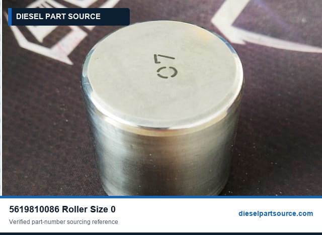 MTU 396 Parts | 5619810086 | ROLLER SIZE 0
