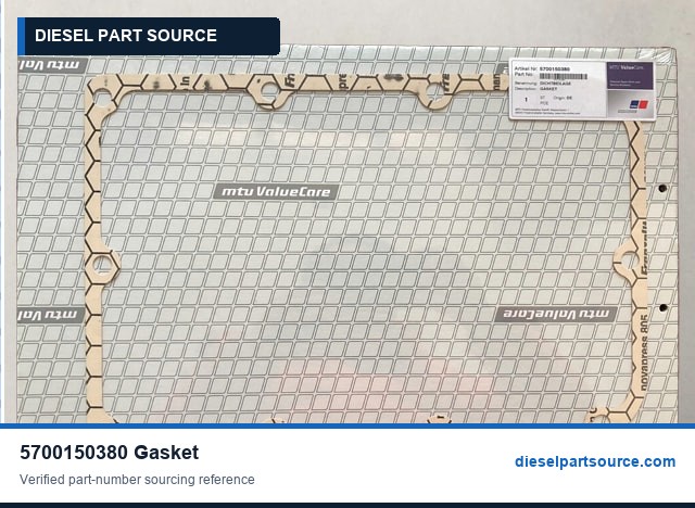 MTU 595 Parts | 5700150380 | GASKET