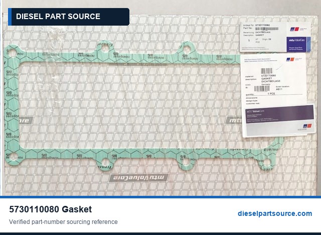 MTU 595 Parts | 5730110080 | GASKET