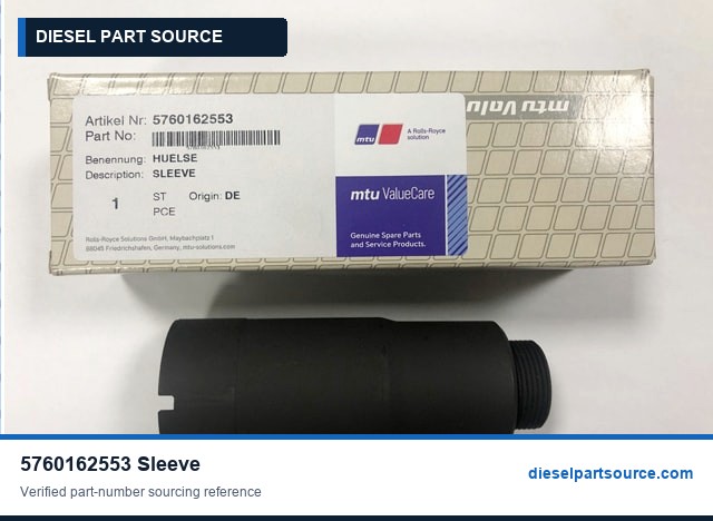 MTU 595 Parts | 5760162553 | SLEEVE