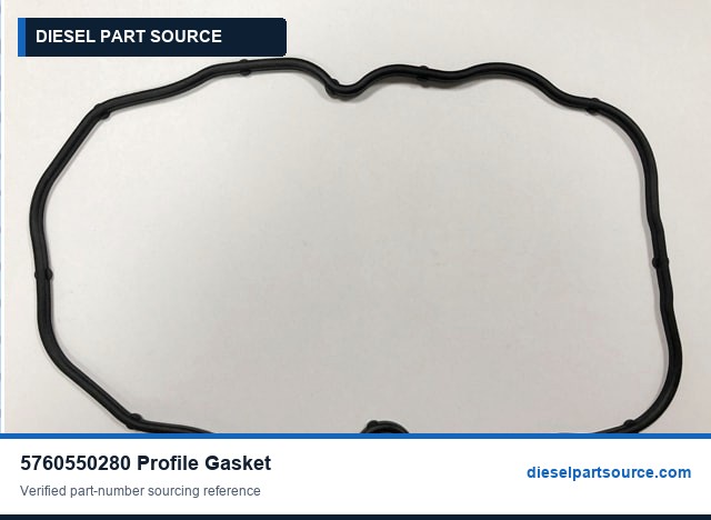 MTU 595 Parts | 5760550280 | PROFILE GASKET
