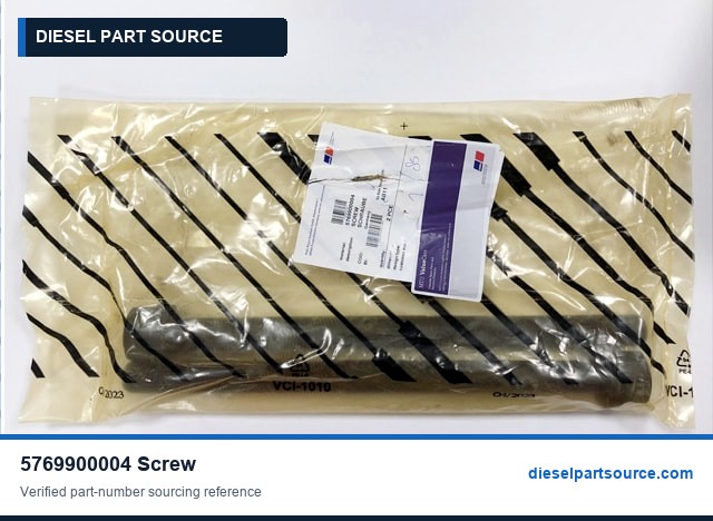 MTU 595 Parts | 5769900004 | SCREW