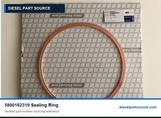 MTU 1163 Parts | 5800162319 | SEALING RING