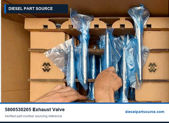 MTU 1163 Parts | 5800530205 | EXHAUST VALVE