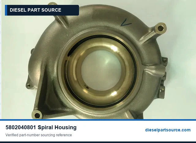 MTU 956 PARTS | 5802040801 | SPIRAL HOUSING