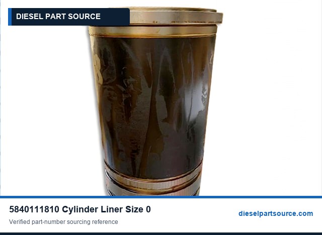 MTU 1163 Parts | 5840111810 | CYLINDER LINER SIZE 0