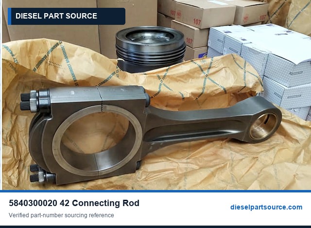 MTU 1163 Parts | 5840300020/42 | CONNECTING ROD