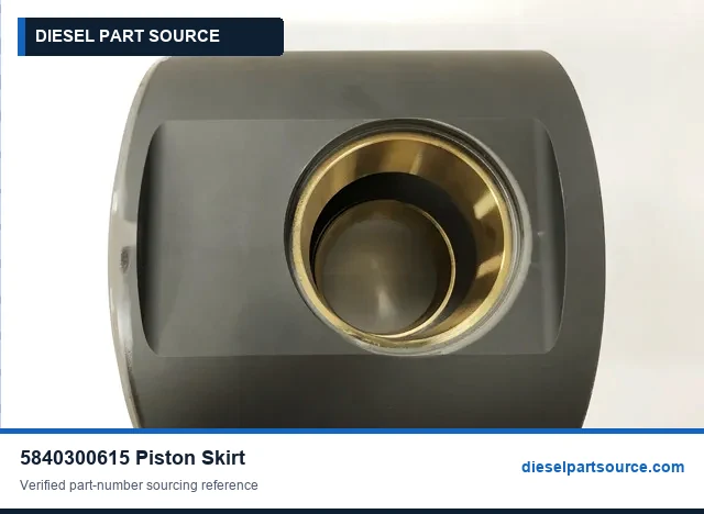 MTU 1163 PARTS | 5840300615 | PISTON SKIRT