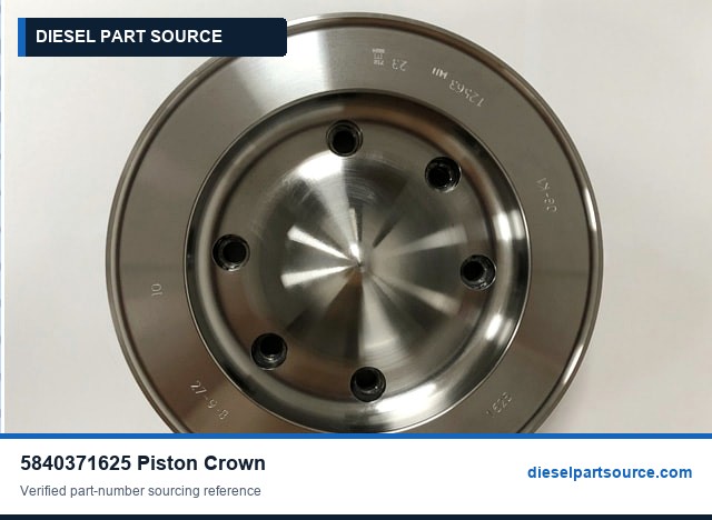 MTU 956/1163 Parts | 5840371625 | PISTON CROWN