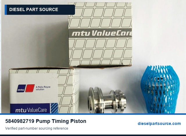 MTU 1163 Parts | 5840982719 | PUMP TIMING PISTON
