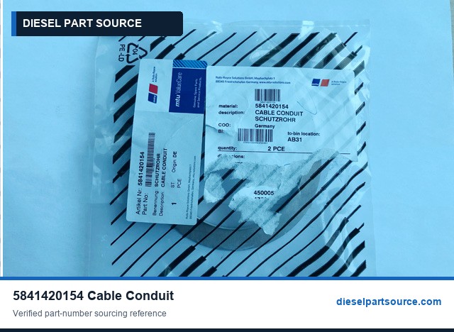 MTU 956/1163 Parts | 5841420154 | CABLE CONDUIT