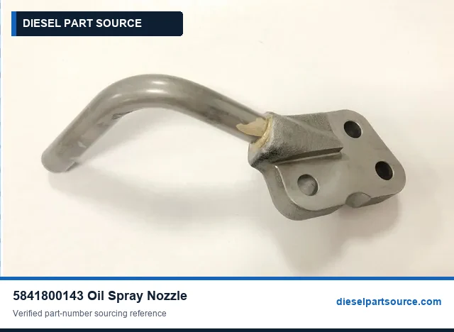 MTU 956/1163 PARTS | 5841800143 | OIL SPRAY NOZZLE