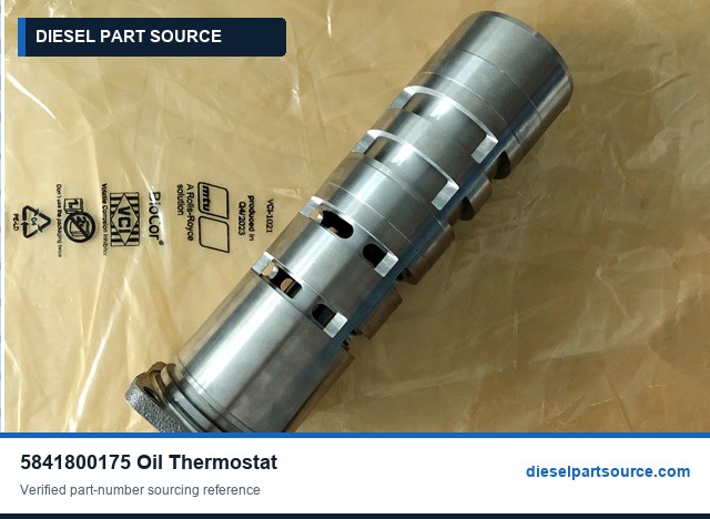 MTU 956/1163 Parts | 5841800175 | OIL THERMOSTAT
