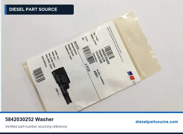 MTU 396 PARTS | 5842030252 | WASHER