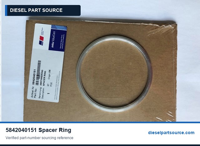 MTU 595 Parts | 5842040151 | SPACER RING