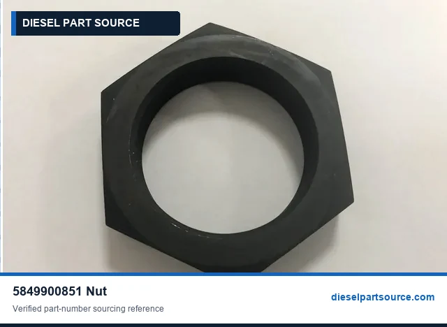 MTU 956 PARTS | 5849900851 |NUT