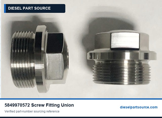 MTU 1163 Parts | 5849970572 | SCREW-FITTING UNION