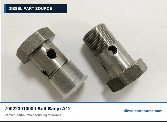 MTU 4000 PARTS | 700223010000 | BOLT BANJO A12