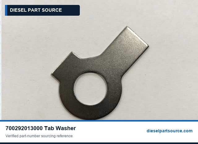 MTU 538 Parts | 700292013000 | TAB WASHER