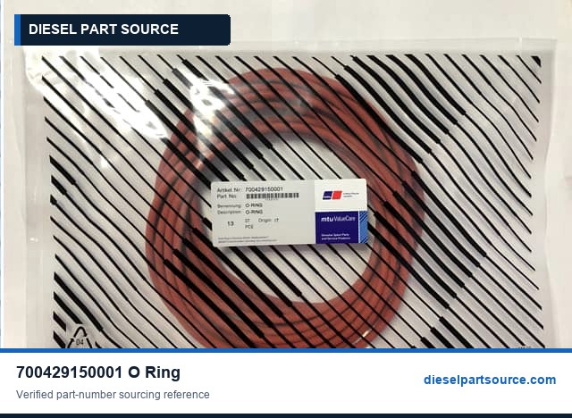 MTU 396 Parts | 700429150001 | O-RING