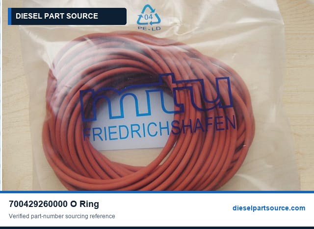 MTU 396 Parts | 700429260000 | O-RING